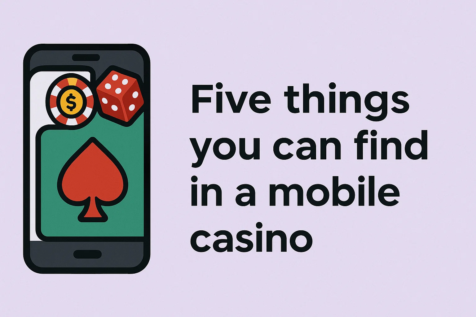 Five things you can find in a mobile casino